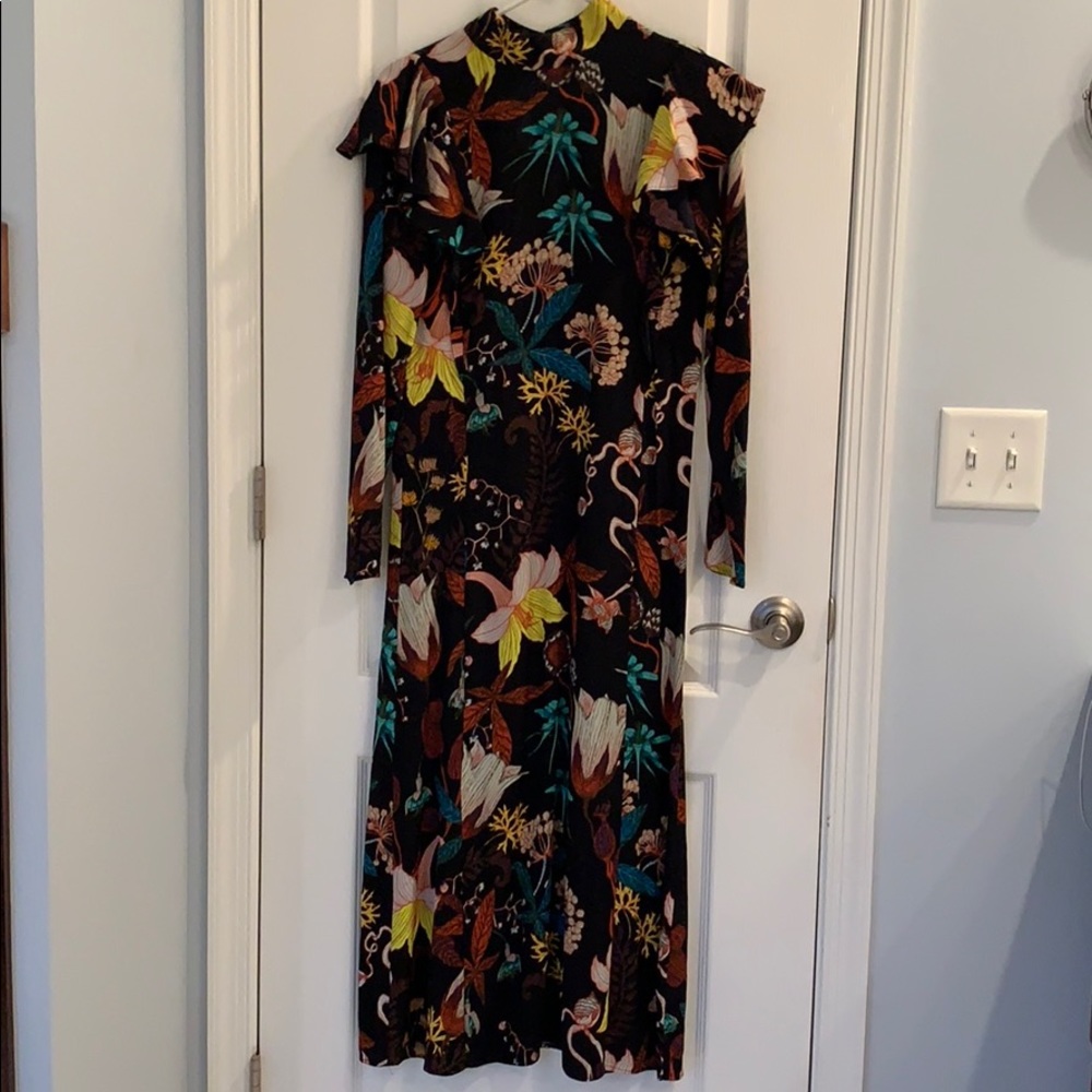 H&M Exotic Floral Maxi